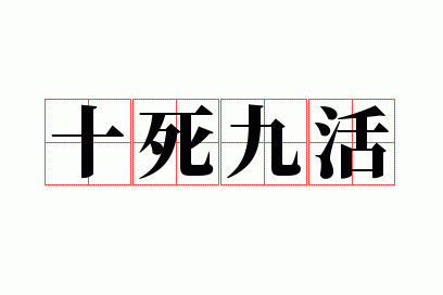 十死九活意思,十死九活解释