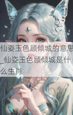 仙姿玉色顾倾城的意思_仙姿玉色顾倾城是什么生肖