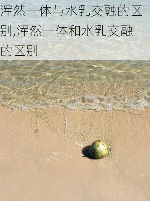 浑然一体与水乳交融的区别,浑然一体和水乳交融的区别