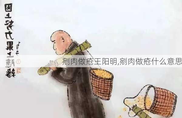 剜肉做疮王阳明,剜肉做疮什么意思