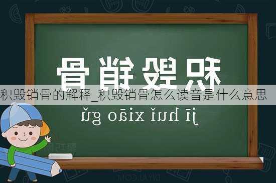 积毁销骨的解释_积毁销骨怎么读音是什么意思