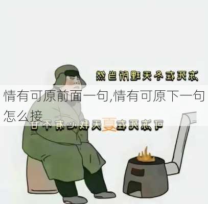 情有可原前面一句,情有可原下一句怎么接