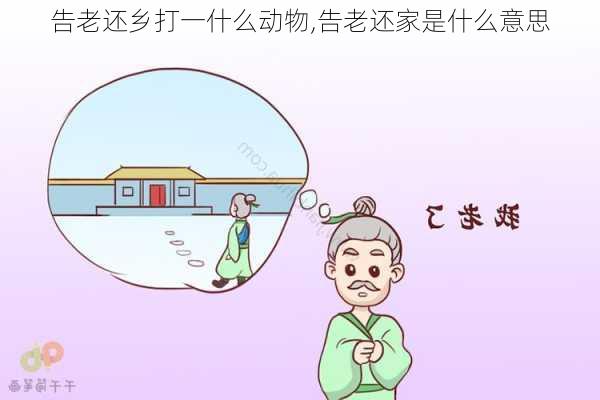 告老还乡打一什么动物,告老还家是什么意思