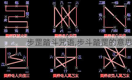 步罡踏斗咒语,步斗踏罡的意思