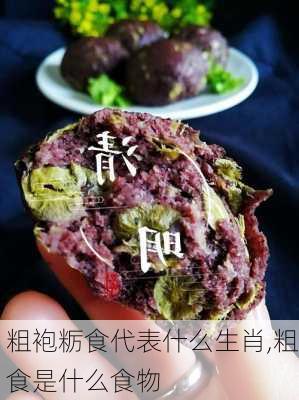 粗袍粝食代表什么生肖,粗食是什么食物