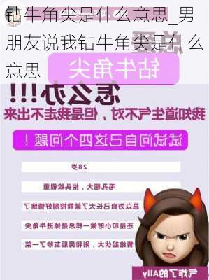 钻牛角尖是什么意思_男朋友说我钻牛角尖是什么意思