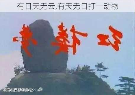 有日天无云,有天无日打一动物