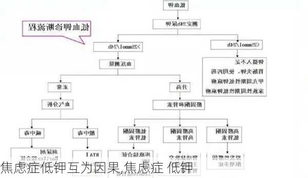 焦虑症低钾互为因果,焦虑症 低钾