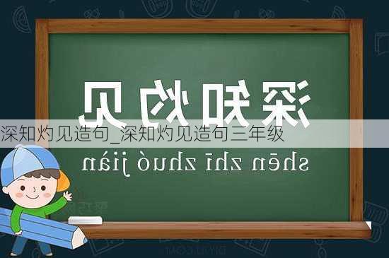 深知灼见造句_深知灼见造句三年级