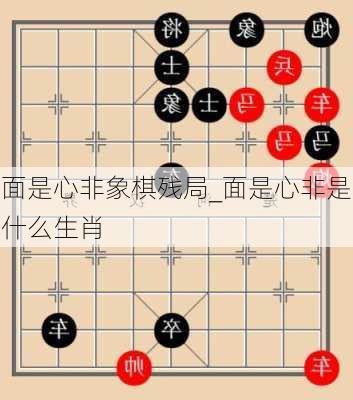 面是心非象棋残局_面是心非是什么生肖