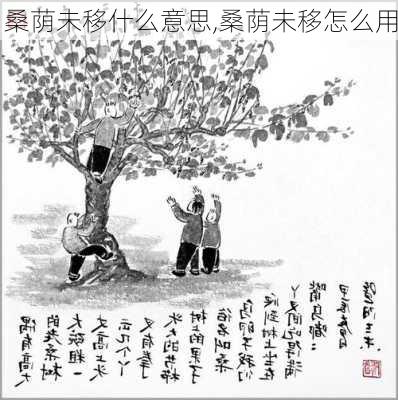 桑荫未移什么意思,桑荫未移怎么用