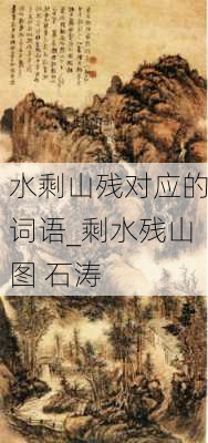 水剩山残对应的词语_剩水残山图 石涛