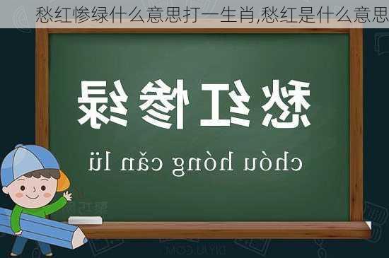 愁红惨绿什么意思打一生肖,愁红是什么意思