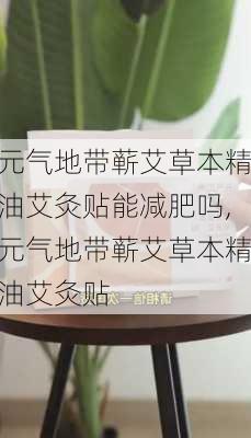 元气地带蕲艾草本精油艾灸贴能减肥吗,元气地带蕲艾草本精油艾灸贴