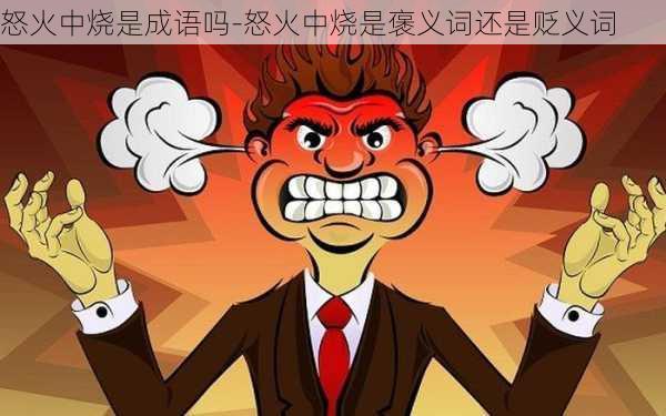 怒火中烧是成语吗-怒火中烧是褒义词还是贬义词